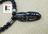 Tribal African Necklaces African Mask Beaded Necklace African Jewelry Afrocentric Face African Warrior Necklace