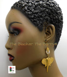 Elephant Earrings Women Jewelry Dangle Cowrie Handmade Brass