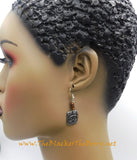 Owl Earrings Silver Jewelry Pewter Small Women Nature