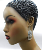 Women Silver Earrings Dangle Antique Silver Fashion Jewelry Boho