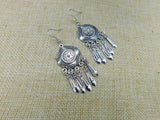 Women Silver Earrings Dangle Antique Silver Fashion Jewelry Boho