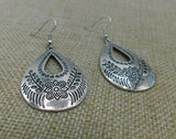 Silver Teardrop Fashion Earrings Antique Jewelry Women Black Owned