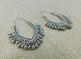 Silver Earrings Dangle Ethnic Women Fashion Gift Ideas Jewelry Black Owned