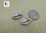 Silver Cowrie Post Earrings Stainless Steel Jewelry Black Owned