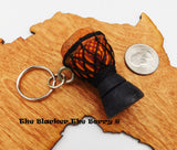 African Drum Keychain Car Accessories Gift Ideas Black Djembe