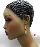 Women Earrings Silver Bird Green Jewelry Nature