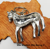 Zebra Keychain Black Silver Metal Gift Ideas