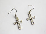 Christian Jewelry Set Silver Cross Bracelet Earrings Teen Gift Ideas Women Colorful