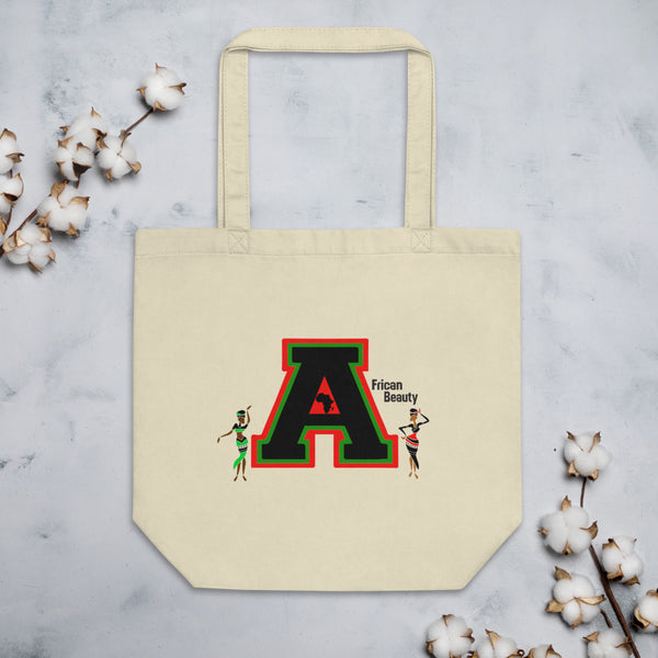 African Beauty Collegiate Eco Tote Bag