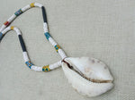 Large African Cowrie Beaded Jewelry Handmade Statement White Gift Ethnic Wedding Fashion