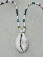 Large African Cowrie Beaded Jewelry Handmade Statement White Gift Ethnic Wedding Fashion