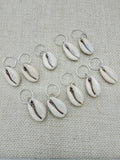 Cowrie Hair Jewelry Silver Accessories Handmade Shell Dangle