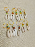 Har Accessories Loc Braids Twist Jewelry Handmade Beaded Glass Gold Ring 10 Set