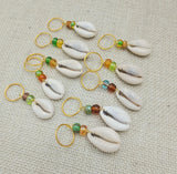 Har Accessories Loc Braids Twist Jewelry Handmade Beaded Glass Gold Ring 10 Set