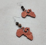 Africa Earrings Beaded Jewelry Wooden