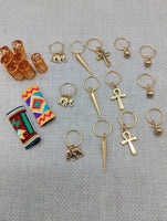 Hair Jewelry Accessories Locs Twist Braids Ankh Charms Dreads Women Dangle Fashion