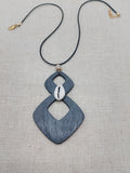 Women's Jewelry Set Black Ethnic Boho Fashion Style Statement Necklace Earrings Cowrie