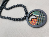 African Necklace Kente Jewelry Handmade The Blacker the Berry Design Beaded