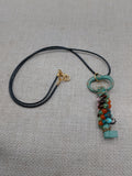 Key Necklace Patina Cute Teen Jewelry Beaded Birthday Gift Ideas