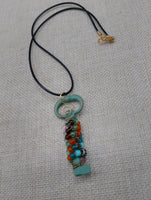Key Necklace Patina Cute Teen Jewelry Beaded Birthday Gift Ideas