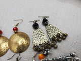 Boho Earrings Women Jewelry Set of 5