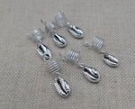 Silver Cowrie Hair Jewelry Accessories Locs, Twist, dreads, and braids