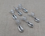Silver Cowrie Hair Jewelry Accessories Locs, Twist, dreads, and braids