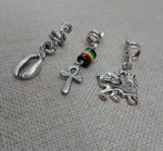 Rasta Hair Jewelry Accessories Locs Twist Braids Cowrie Ankh Lion of Judah