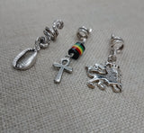 Rasta Hair Jewelry Accessories Locs Twist Braids Cowrie Ankh Lion of Judah