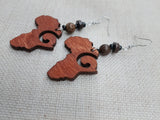 Africa Earrings Beaded Jewelry Wooden