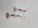 Jesus Earrings Small Beaded Jewelry Women