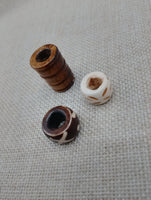 Locs Hair Jewelry Dreadlocks Large Hole Accessories Dread Beads Men Women Black Owned Business Brown Cream Twist Braids Set of 3