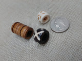 Locs Hair Jewelry Dreadlocks Large Hole Accessories Dread Beads Men Women Black Owned Business Brown Cream Twist Braids Set of 3