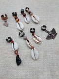 Locs Hair Jewelry Dreadlocks Twist Braids Accessories Cowrie Beads Antique Copper Handmade Men Women Set of 8