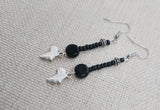 Africa Earrings Black Small Beaded Women Jewelry