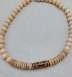 Men Necklace Beaded Agate Stone Jewelry Statement