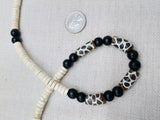 Men Necklace Black Brown Beige Beaded Jewelry Ethnic Jewelry Gift Ideas
