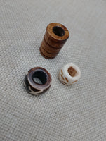 Locs Hair Jewelry Dreadlocks Large Hole Accessories Dread Beads Men Women Black Owned Business Brown Cream Twist Braids Set of 3
