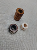 Locs Hair Jewelry Dreadlocks Large Hole Accessories Dread Beads Men Women Black Owned Business Brown Cream Twist Braids Set of 3