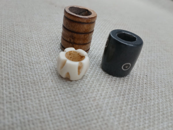 Big Dreadlock Beads Hair Accessories Large Locs Men Women Set of 3 Gift Ideas Locs Twist Braids