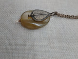 Vintage Style Bohemian Jewelry Necklace Pendant Charm Antique Brass Chain