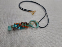 Key Necklace Patina Cute Teen Jewelry Beaded Birthday Gift Ideas