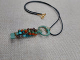 Key Necklace Patina Cute Teen Jewelry Beaded Birthday Gift Ideas