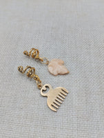 Hair Jewelry Accessories Locs Twist Braids African Duafe Gold Leaf