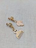 Hair Jewelry Accessories Locs Twist Braids African Duafe Gold Leaf
