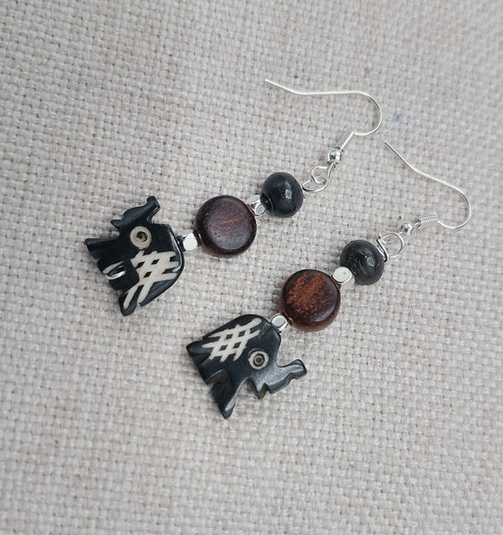 Elephant Earrings Women Jewelry Silver Jewelry Handmade