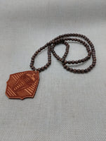 Men Necklace Wood Beaded Egyptian King Pharaoh Jewelry Gift Statement