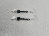 Africa Earrings Black Small Beaded Women Jewelry