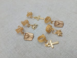 Gold Hair Jewelry Accessories Locs Twist Braids Ankh Elephant