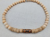 Men Necklace Beaded Agate Stone Jewelry Statement